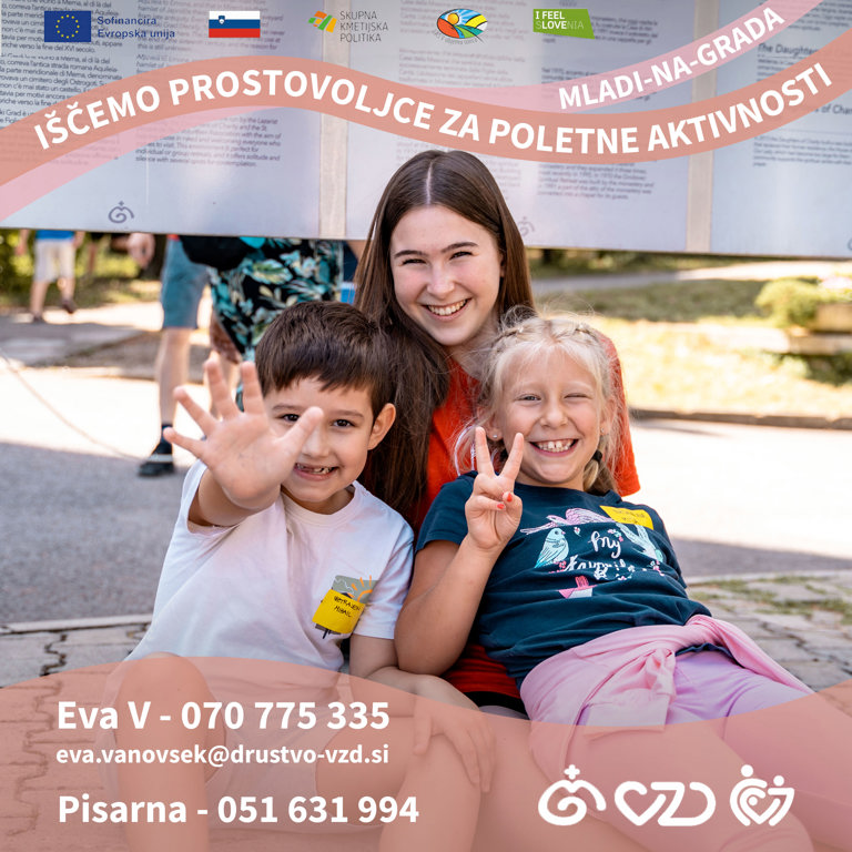 To poletje postani prostovoljec!